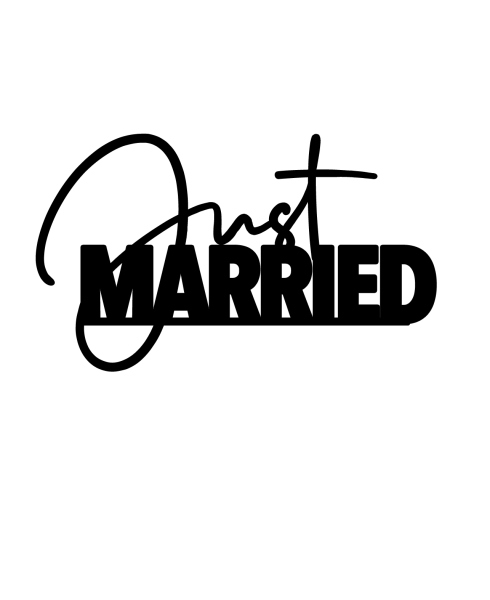 Topper "Just Married"